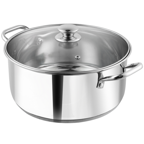 Vinod Stainless Steel Roma Casserole (Induction Friendly) - 3 L