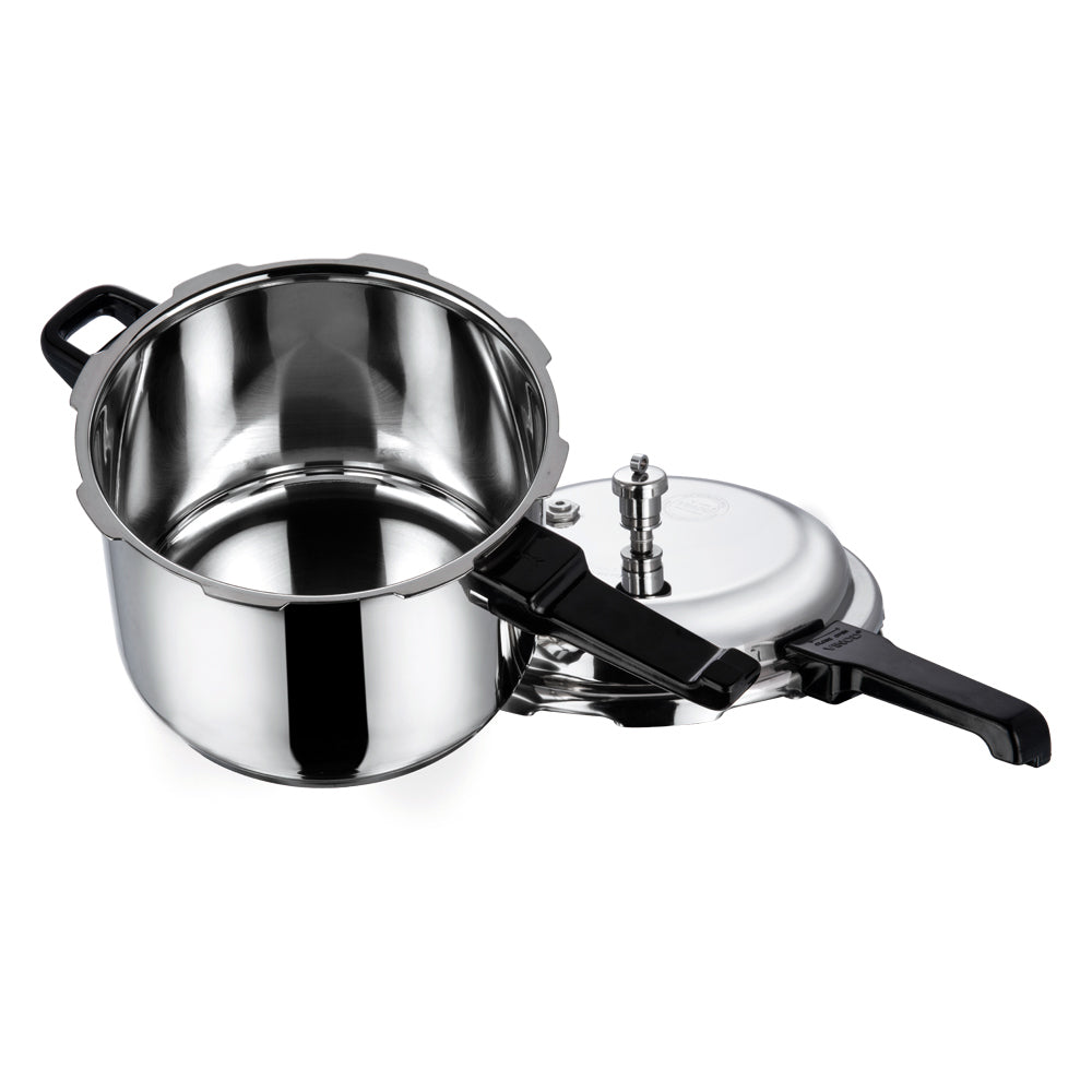 Outer Lid Pressure Cooker with Ultra-Hygienic, Perfect Mirror Finish Inner Surface