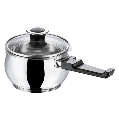 Handi Shaped Pressure Cooker with Glass Lid