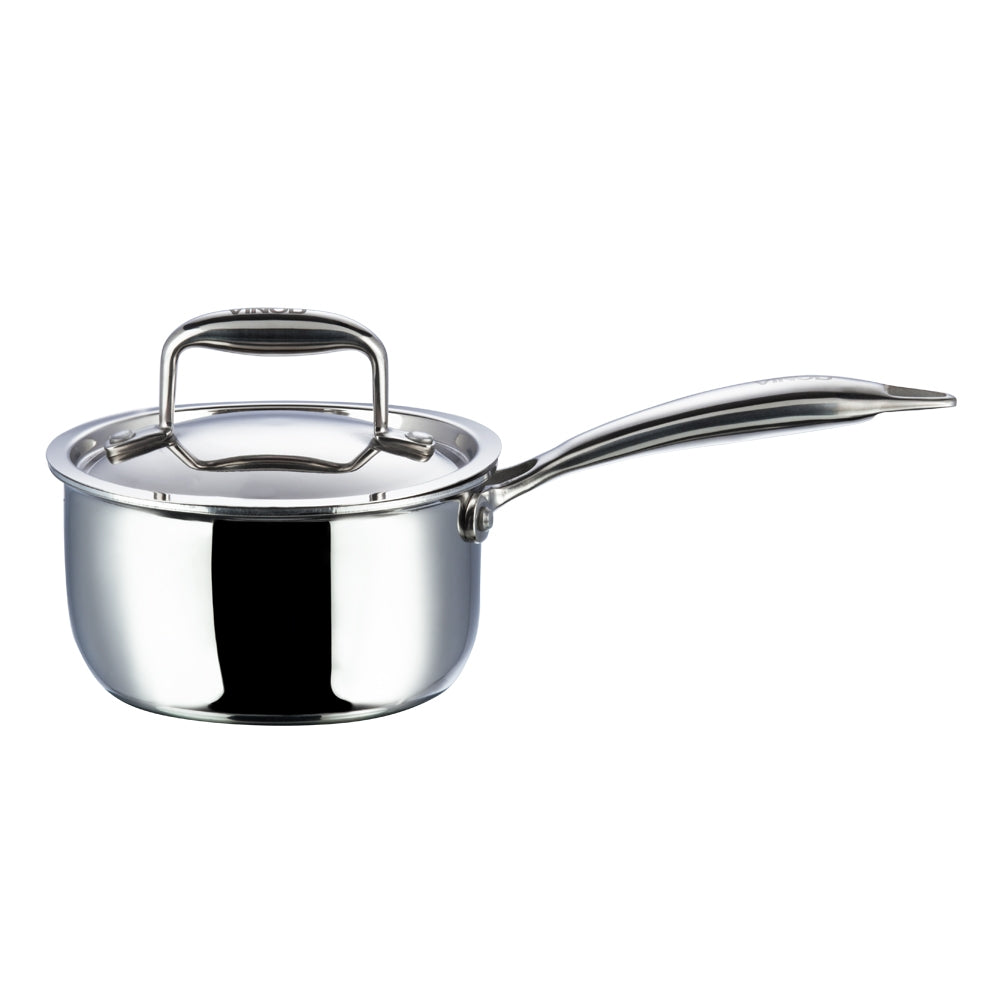 Induction Safe Triply Stainless Steel Saucepan